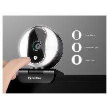 SANDBERG Srautinio perdavimo USB internetinė kamera 1080P PRO SANDBERG Srautinio perdavimo USB internetinė kamera 1080P PRO
