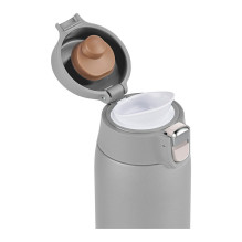 TRAVEL MUG light Thermobecher 0,4 litro (silber, Flip-Deckel) TRAVEL MUG light Thermobecher 0,4 litro (silber, Flip-Deckel)