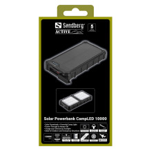 SANDBERG Solar Powerbank CampLED 10000 SANDBERG Solar Powerbank CampLED 10000