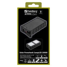 SANDBERG Solar Powerbank CampLED 20000 SANDBERG Solar Powerbank CampLED 20000