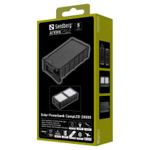 SANDBERG Solar Powerbank CampLED 20000 SANDBERG Solar Powerbank CampLED 20000