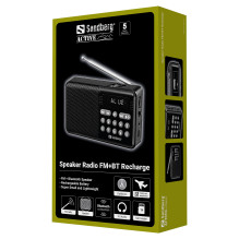 SANDBERG Speaker Radio FM+BT Recharge SANDBERG Speaker Radio FM+BT Recharge