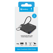 SANDBERG Nano Powerbank 5000 PD20W