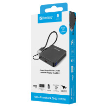 SANDBERG Nano Powerbank 5000 PD20W