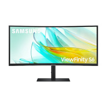 86,4 cm (34") 3440 x 1440 pikselių SAMSUNG LS34C652UEUXXE 21:9 dvigubas QHD 5 ms 100 Hz HDR DisplayPort HDMI USB ša