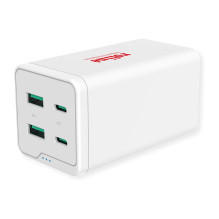 USB įkroviklis 4 Port ( 2x USB-C 2x USB-A QC3.0 ) maks. 120W USB įkroviklis 4 Port ( 2x USB-C 2x USB-A QC3.0 ) maks. 120W