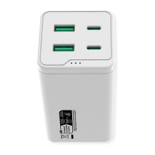 USB įkroviklis 4 Port ( 2x USB-C 2x USB-A QC3.0 ) maks. 120W USB įkroviklis 4 Port ( 2x USB-C 2x USB-A QC3.0 ) maks. 120W