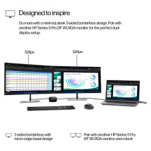 HP S5 Pro 524pn WUXGA MNTR EMEA-INTL Angliškas Loc-Euro kištukas - Plokščias ekranas (TFT / LCD) - 61 cm HP S5 Pro 524pn WUXGA MNTR EMEA-INTL Angliškas Loc-Euro kištukas - Plokščias ekranas (TFT / LCD) - 61 cm