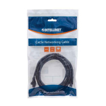 Komutacinis kabelis RJ45 U / UTP Cat5e 3.0m Apsauginė svirtis, juoda Komutacinis kabelis RJ45 U / UTP Cat5e 3.0m Apsauginė svirtis, juoda