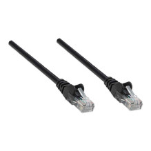 Komutacinis kabelis RJ45 U / UTP Cat5e 3.0m Apsauginė svirtis, juoda Komutacinis kabelis RJ45 U / UTP Cat5e 3.0m Apsauginė svirtis, juoda