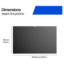 HP - Privatumo filtras nešiojamajam kompiuteriui - nuimamas - priklijuojamas - 35,6 cm (14") HP - Privatumo filtras nešiojamajam kompiuteriui - nuimamas - priklijuojamas - 35,6 cm (14")