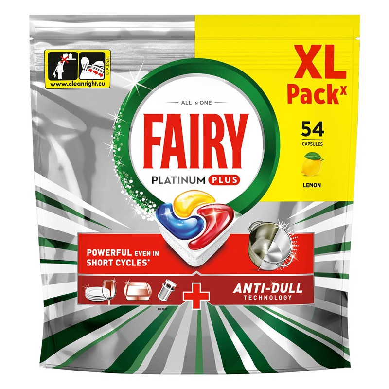 Dishwasher capsules Fairy PLAT+ Allin1, 54 pcs.