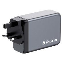 Verbatim GaN-Ladegert 240W, 1x USB-A, 3x USB-C (grau, PD 3.0, QC 3.0 ) Verbatim GaN-Ladegert 240W, 1x USB-A, 3x USB-C (grau, PD 3.0, QC 3.0 )