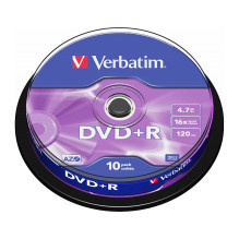 1x10 Verbatim DVD+R 4,7GB...