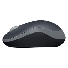 Logitech M185 - Mouse - optical - 3 buttons - wireless - 2.4 GHz - wireless receiver (USB)