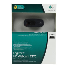 Logitech HD internetinė kamera C270 - Internetinė kamera - spalvota - 1280 x 720 Logitech HD internetinė kamera C270 - Internetinė kamera - spalvota - 1280 x 720