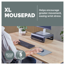 Fellowes Mauspad Breyta XL 28,00x21,00cm blau Fellowes Mauspad Breyta XL 28,00x21,00cm blau