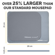 Fellowes Mauspad Breyta XL 28,00x21,00cm blau Fellowes Mauspad Breyta XL 28,00x21,00cm blau