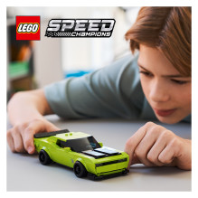 LEGO Greitis Champions Dodge Challenger SRT Hellcat Sportwagen 77237