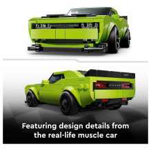 LEGO Greitis Champions Dodge Challenger SRT Hellcat Sportwagen 77237