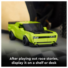 LEGO Greitis Champions Dodge Challenger SRT Hellcat Sportwagen 77237