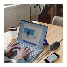 Notebook power supply, for Surface Book, 65W, USB Port, black Notebook power supply, for Surface Book, 65W, USB Port, black