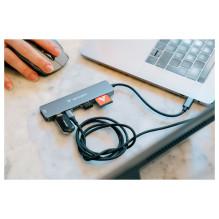 D VERBATIM USB-C Essentials Multiport Hub 7 Anschlüsse D VERBATIM USB-C Essentials Multiport Hub 7 Anschlüsse