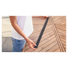 tesa Alu-Lamellentür 0.95m x 2.20m anthrazit tesa Alu-Lamellentür 0.95m x 2.20m anthrazit
