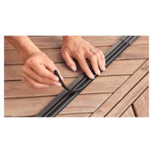 tesa Alu-Lamellentür 0.95m x 2.20m anthrazit tesa Alu-Lamellentür 0.95m x 2.20m anthrazit