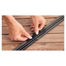 tesa Alu-Lamellentür 0.95m x 2.20m anthrazit tesa Alu-Lamellentür 0.95m x 2.20m anthrazit