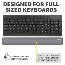 Fellowes Tastatur-Handgelenkauflage Breyta 6x47cm grau Fellowes Tastatur-Handgelenkauflage Breyta 6x47cm grau