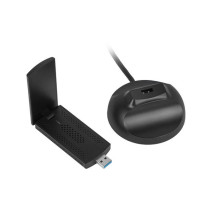 Tinklo Plokštė - Lanberg NC-3000-WI WLAN 3000 Mbit / s Wi-Fi 6E USB Type-A / Type-C Tinklo Plokštė - Lanberg NC-3000-WI WLAN 3000 Mbit / s Wi-Fi 6E USB Type-A / Type-C