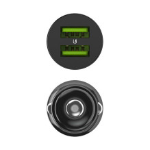 Green Cell GC CADM-GC-36AA - USB įkroviklis 36 W 2x USB-A, juodas