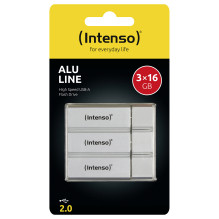 USB ATMINTINĖ INTENSO ALU LINE 16GB (3) USB ATMINTINĖ INTENSO ALU LINE 16GB (3)