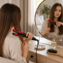 Esperanza EBP004 hair styling tool Straightening iron Black,Red 35 W Esperanza EBP004 hair styling tool Straightening iron Black,Red 35 W