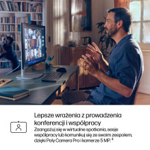 HP Elite Studio DDR5 AiO G1i Ultra 7 265 23.8"FHD 250nits IPS LBL AG 16GB SSD1TB Intel Grafika Cam5MP W11Pro 3Y Vie