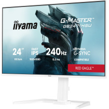 iiyama G-MASTER GB2471HSU-W1 kompiuterio monitorius 60,5 cm (23,8 colio) 1920 x 1080 pikselių „Full HD“ LED balta