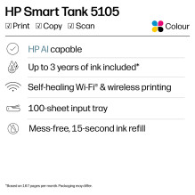 HP Smart Tank 5105 All-in-One Printer