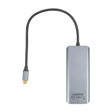 PNI MP15S USB-C to HDMI Multiport Adapter, 2 x USB 3.0, SD / TF, RJ45, USB-C PD PNI MP15S USB-C to HDMI Multiport Adapter, 2 x USB 3.0, SD / TF, RJ45, USB-C PD