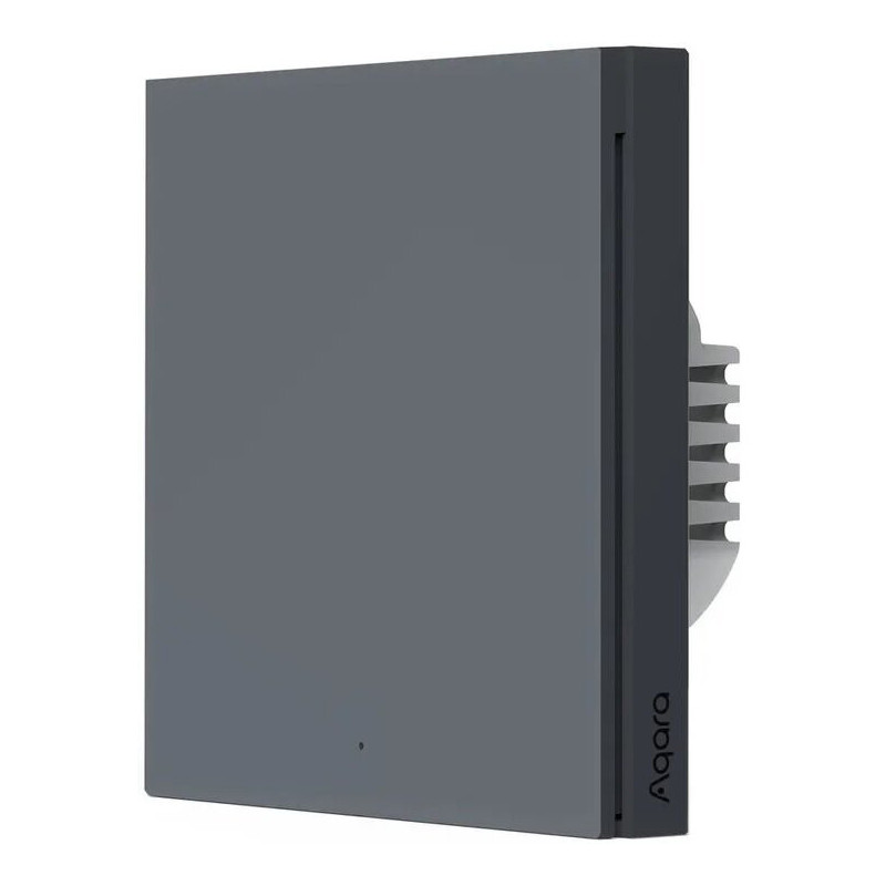 Aqara Smart sieninis jungiklis H1 (su neutralia viena svirtimi) WS-EUK03 Pilka (Ekspozīcijas)