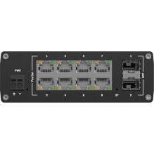 Managed industrial switch TSW202 2xSFP 8xPoE+ L2 / L3