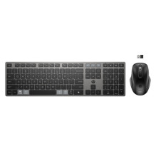 Klaviatūra ir pelė HP 725 Multi Rchrgbl WLS KB / MSE DE