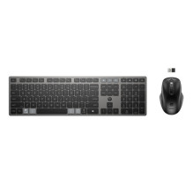 Klaviatūra ir pelė HP 725 Multi Rchrgbl WLS KB / MSE DE