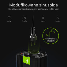 Green Cell Car Power Inverter Converter 12V to 230V / 1000W / 2000W Green Cell Car Power Inverter Converter 12V to 230V / 1000W / 2000W