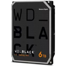 Western Digital WD6004FZBX Black kietasis diskas, 6TB, 3.5", SATA3, 64MB, 7200RPM, 164 MB / s