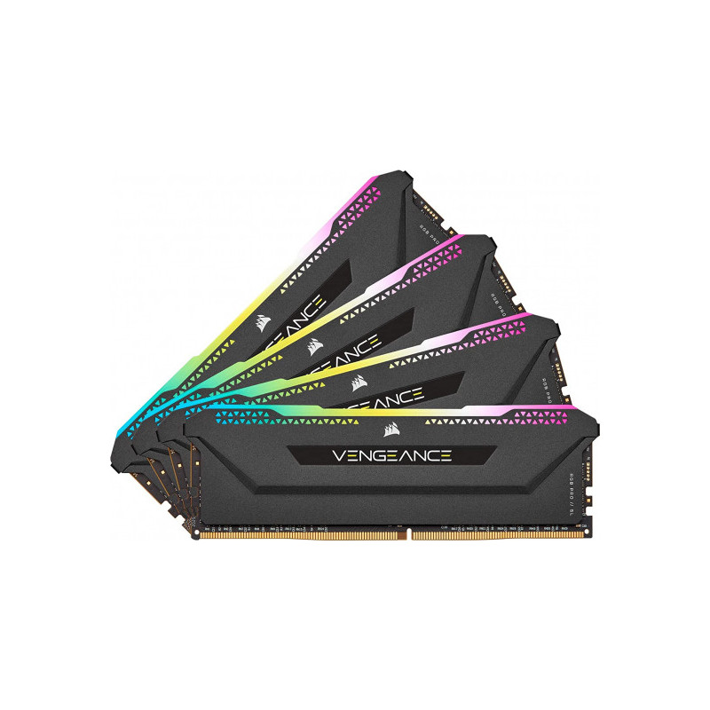 Corsair Vengeance RGB Pro SL Black 4x8GB DDR4 3200MHZ DIMM CMH32GX4M4E3200C16