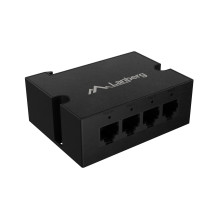 Lanberg DIN-FE4-AT-30W PoE adapter Fast Ethernet