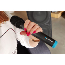 Mikrofonas - Blaupunkt UHF WM40U belaidis įvairiakryptis 65-18 000 Hz -80 dB 155 g 230 × 49 × 49 mm juodas Mikrofonas - Blaupunkt UHF WM40U belaidis įvairiakryptis 65-18 000 Hz -80 dB 155 g 230 × 49 × 49 mm juodas