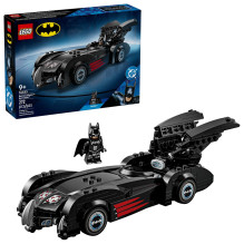 Konstravimo rinkinys - LEGO Batman 76333 Batman & Robin Batmobile, 272 detalės, 230 mm, 70 mm, 60 mm, 1 minifigūrėlė Konstravimo rinkinys - LEGO Batman 76333 Batman & Robin Batmobile, 272 detalės, 230 mm, 70 mm, 60 mm, 1 minifigūrėlė