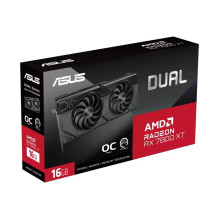 Vaizdo plokštė - ASUS Dual RX 7800 XT 16GB juoda Vaizdo plokštė - ASUS Dual RX 7800 XT 16GB juoda